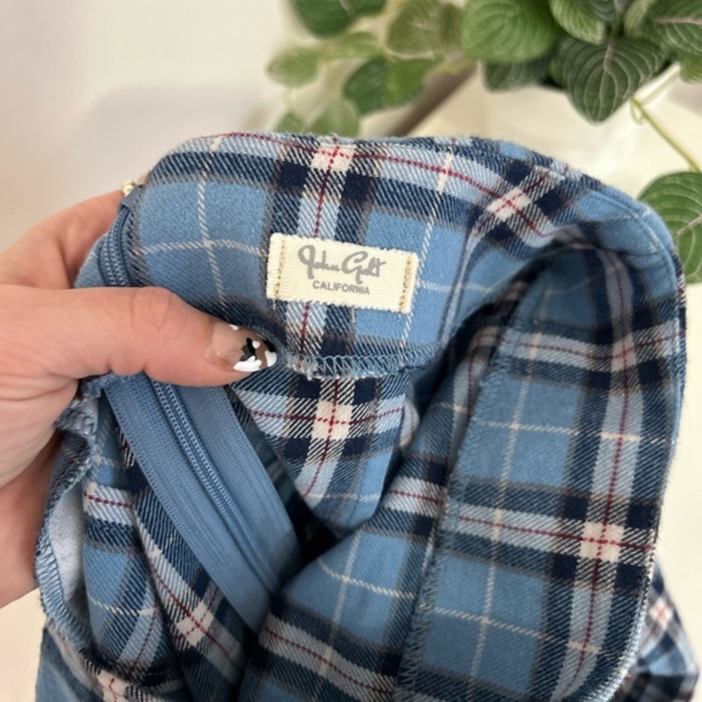 VINTAGE plaid‎ mini skirt - Picture 5 of 5